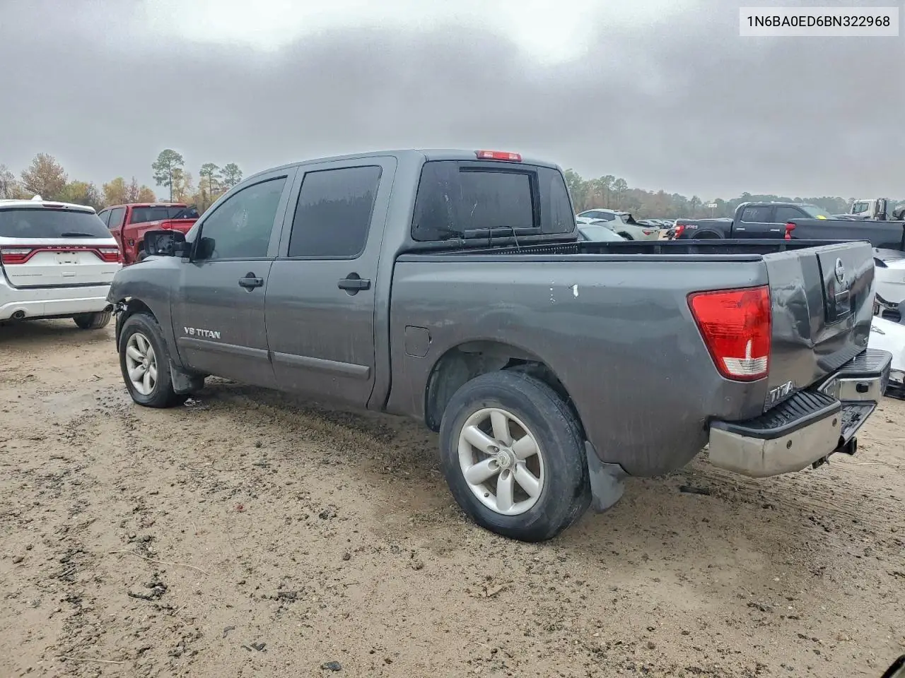 1N6BA0ED6BN322968 2011 Nissan Titan S