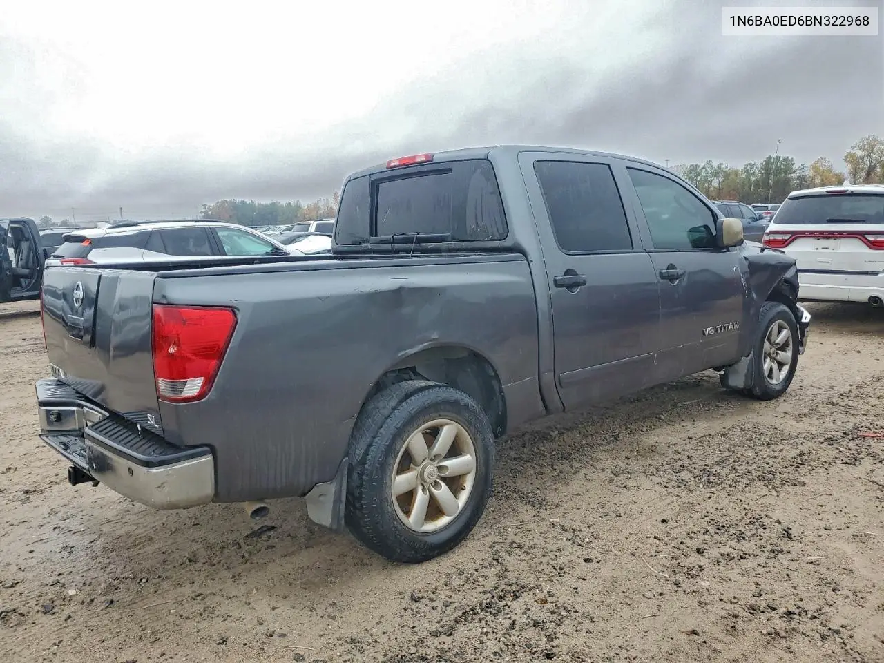 1N6BA0ED6BN322968 2011 Nissan Titan S