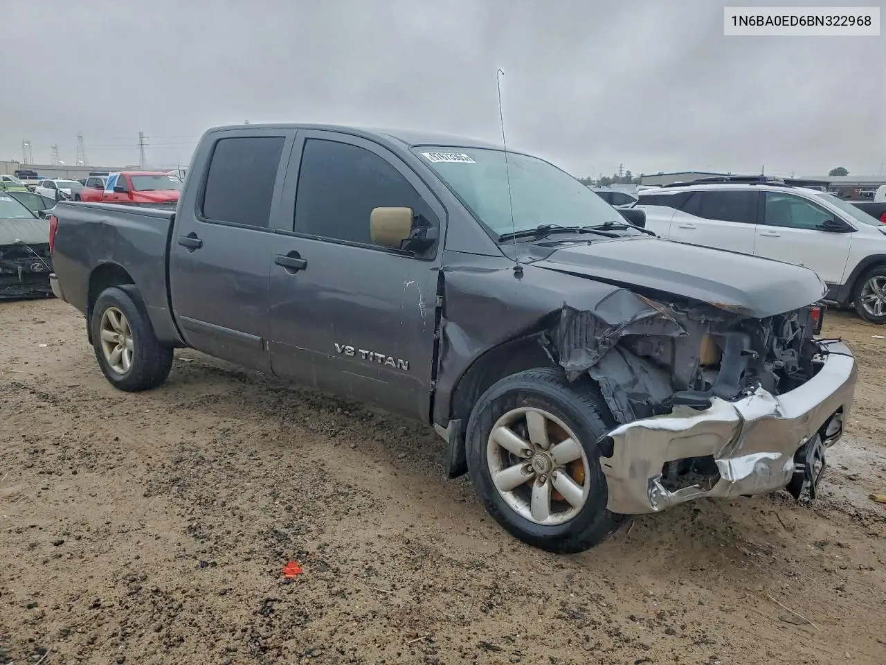 1N6BA0ED6BN322968 2011 Nissan Titan S