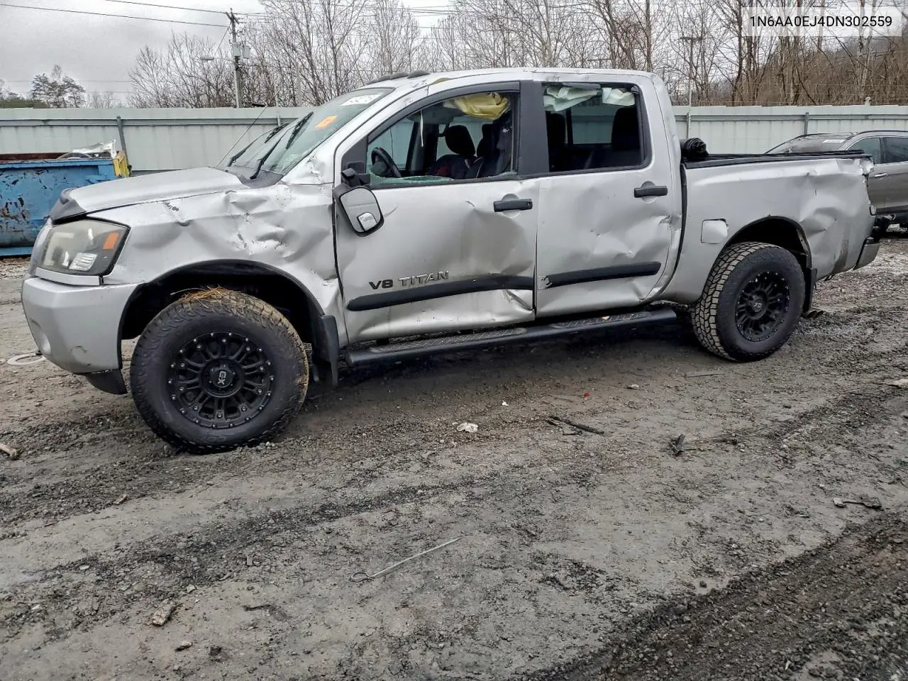 1N6AA0EJ4DN302559 2013 Nissan Titan S