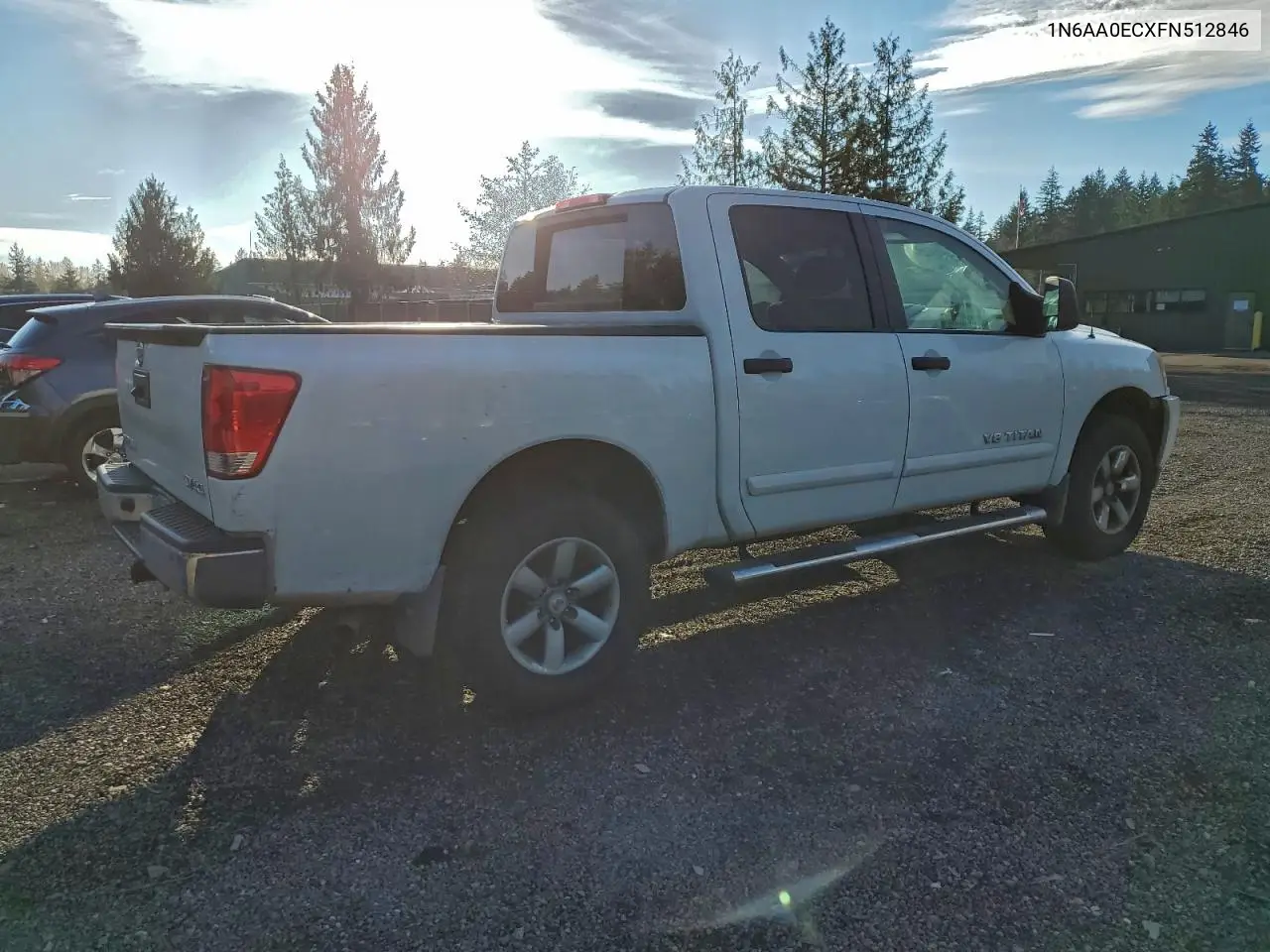 1N6AA0ECXFN512846 2015 Nissan Titan S