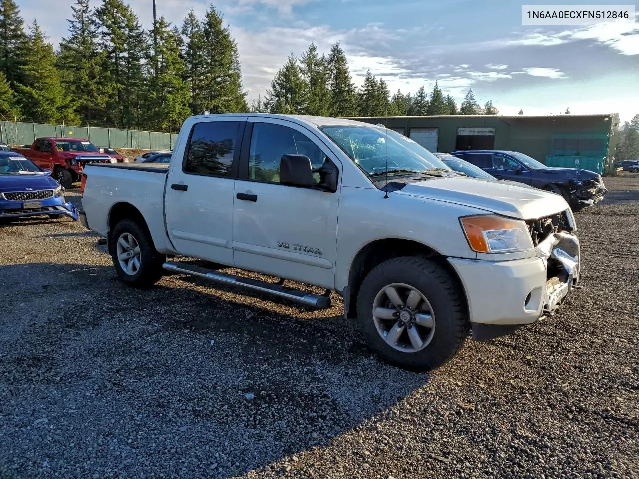 1N6AA0ECXFN512846 2015 Nissan Titan S