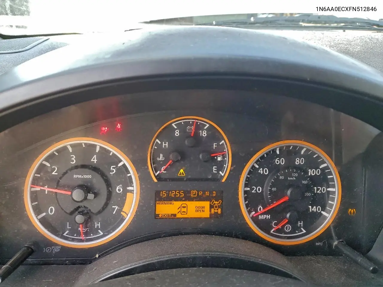 1N6AA0ECXFN512846 2015 Nissan Titan S