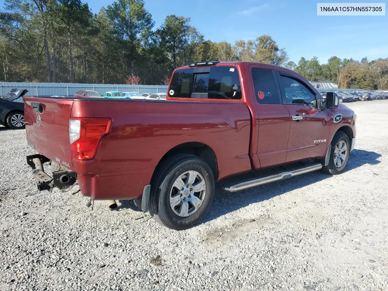 1N6AA1C57HN557305 2017 Nissan Titan Sv
