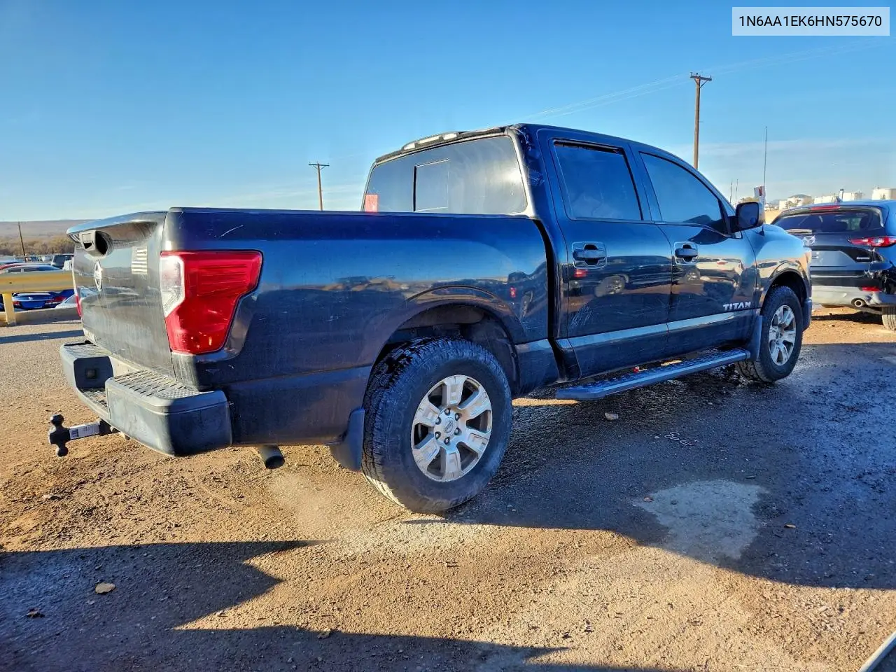 1N6AA1EK6HN575670 2017 Nissan Titan S