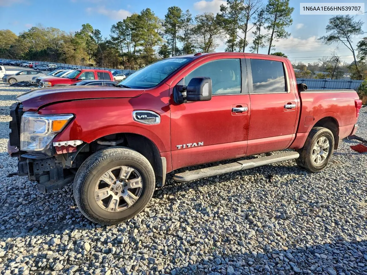1N6AA1E66HN539707 2017 Nissan Titan Sv
