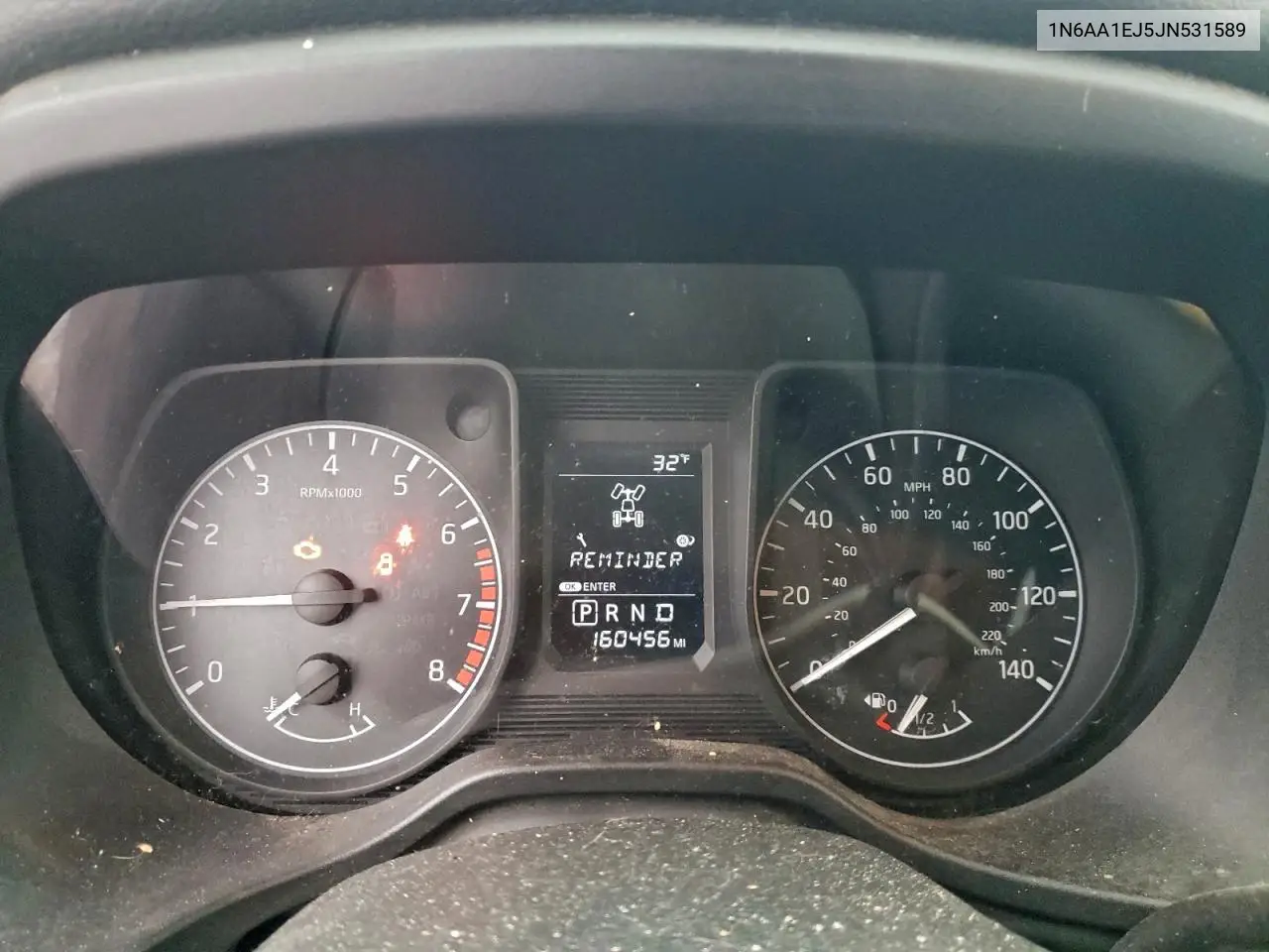 1N6AA1EJ5JN531589 2018 Nissan Titan S