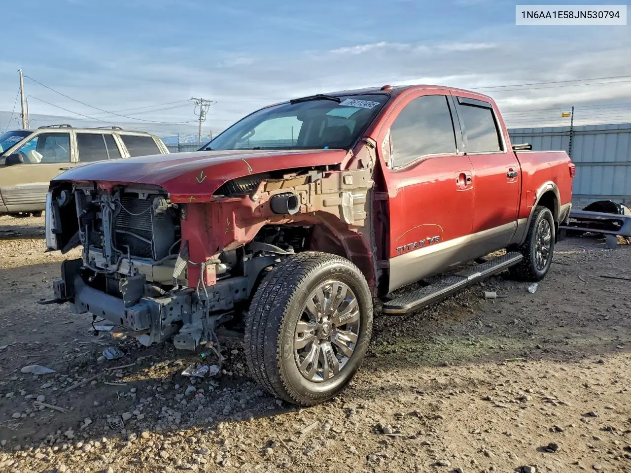 1N6AA1E58JN530794 2018 Nissan Titan Sv