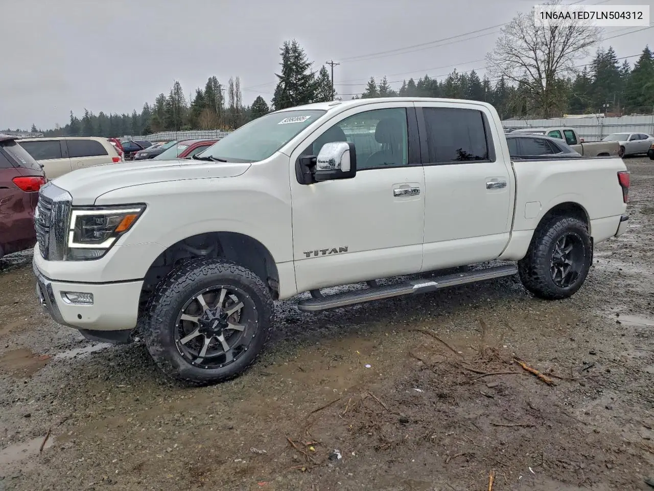 1N6AA1ED7LN504312 2020 Nissan Titan Sv