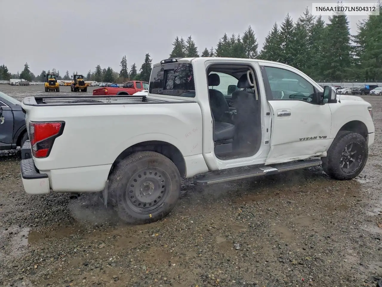 1N6AA1ED7LN504312 2020 Nissan Titan Sv