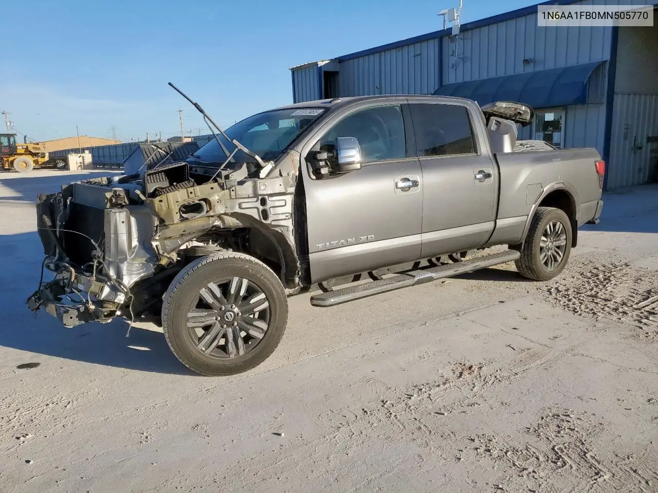 1N6AA1FB0MN505770 2021 Nissan Titan Xd Sv
