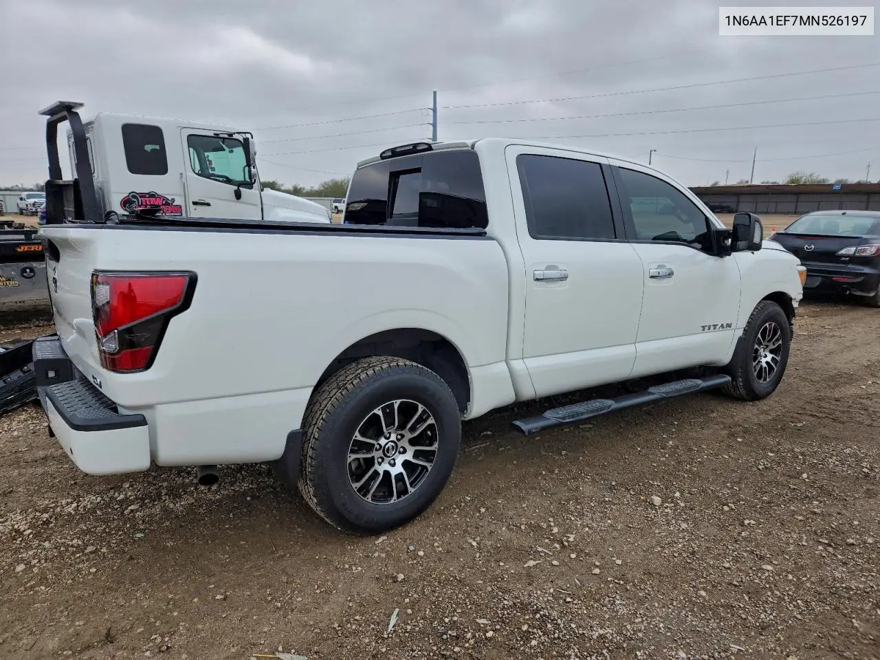 1N6AA1EF7MN526197 2021 Nissan Titan Sv