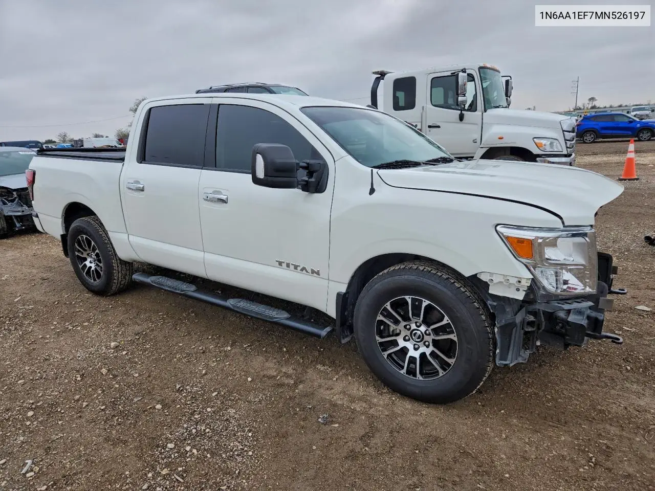 1N6AA1EF7MN526197 2021 Nissan Titan Sv