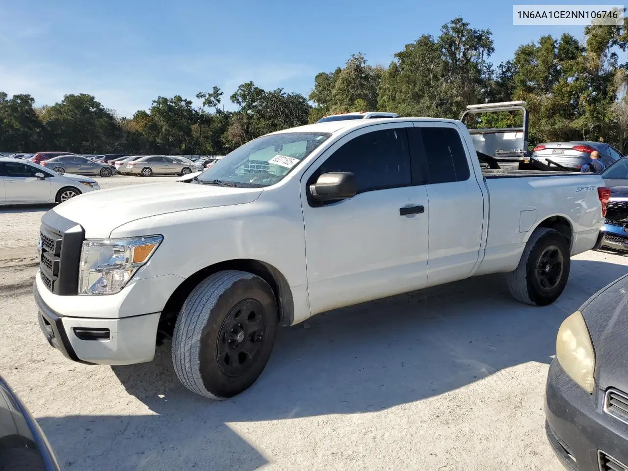 1N6AA1CE2NN106746 2022 Nissan Titan S