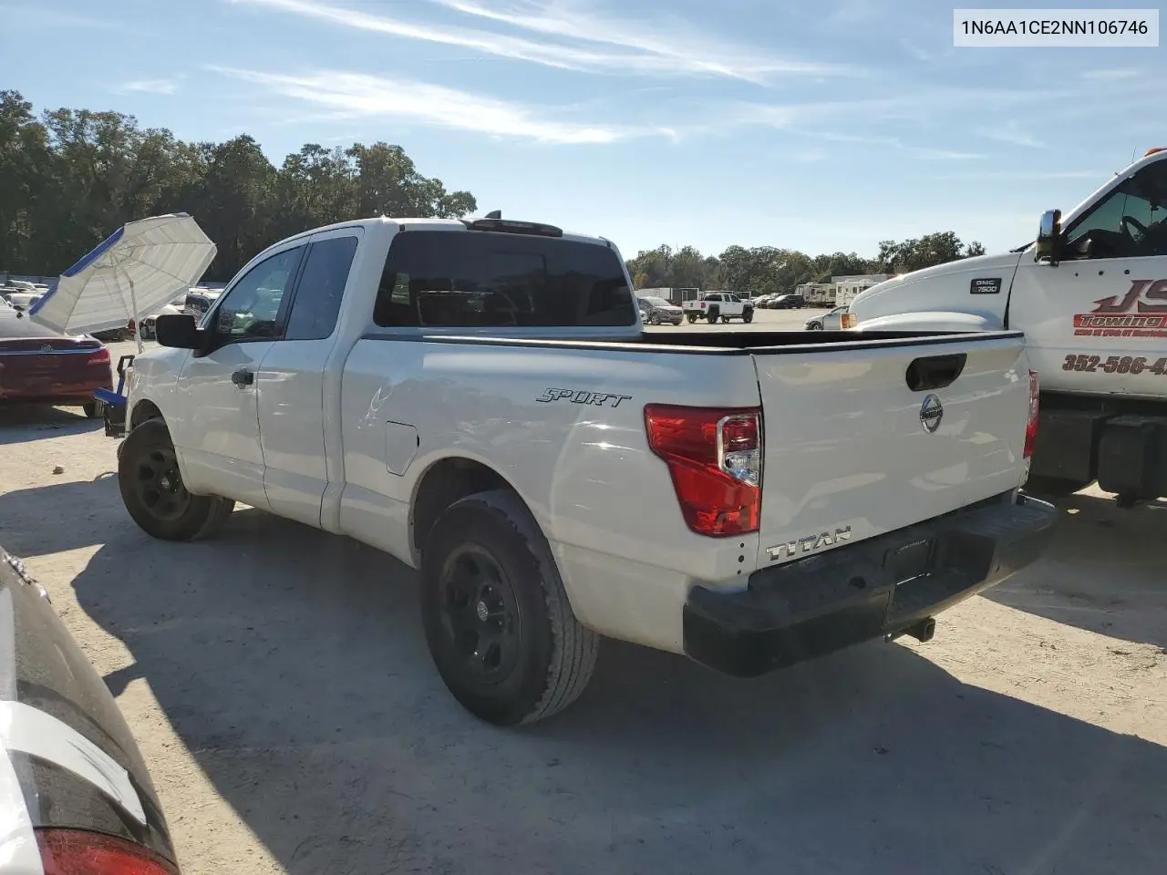 1N6AA1CE2NN106746 2022 Nissan Titan S