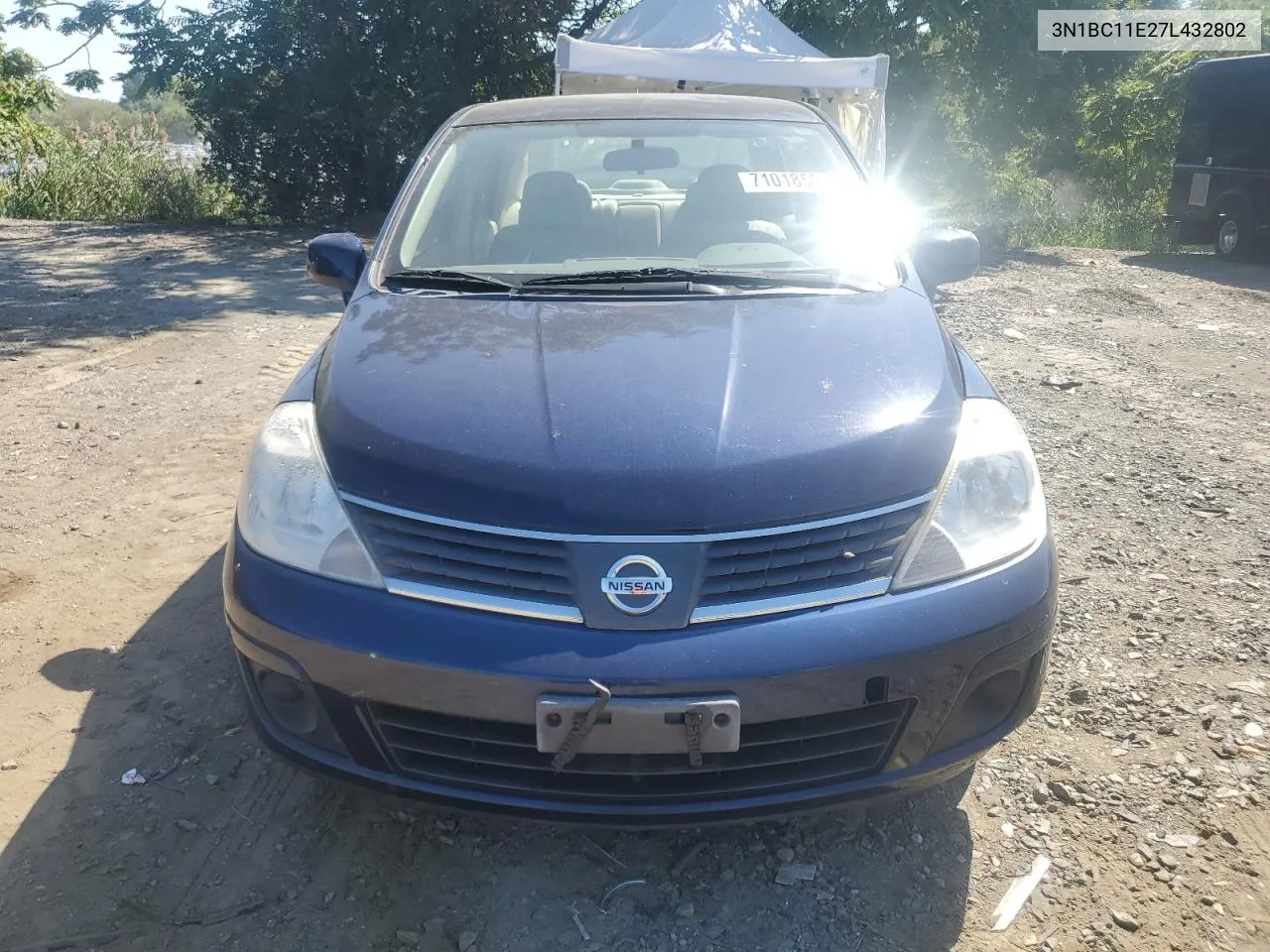 2007 Nissan Versa S VIN: 3N1BC11E27L432802 Lot: 71018594