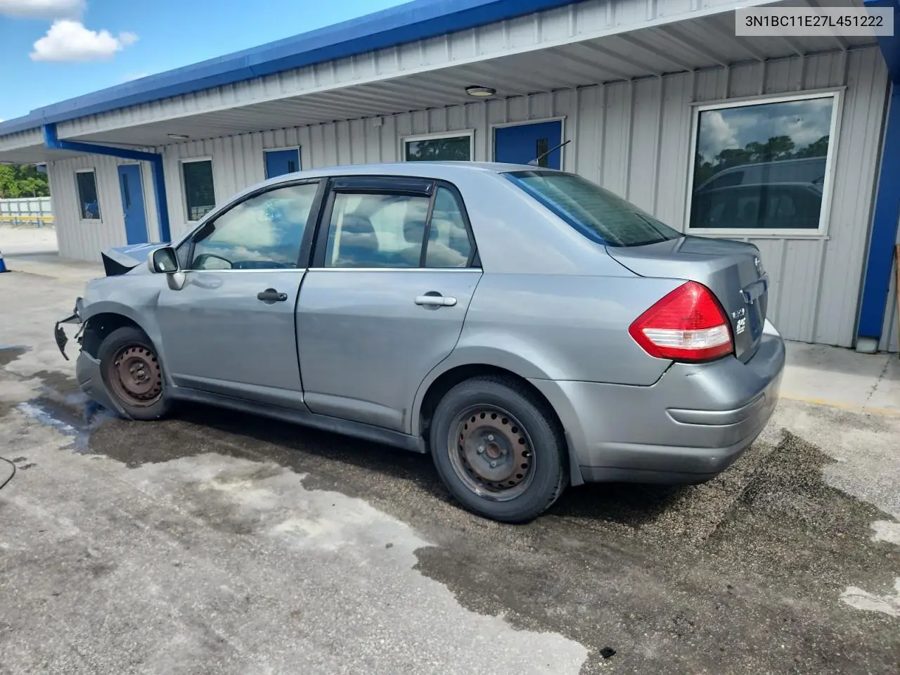 3N1BC11E27L451222 2007 Nissan Versa S