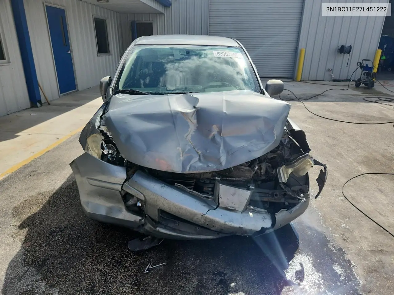 3N1BC11E27L451222 2007 Nissan Versa S