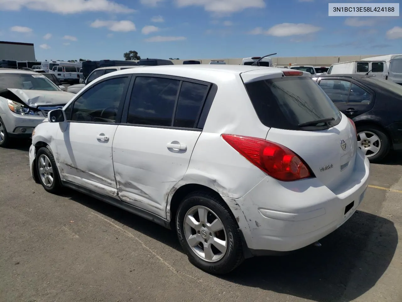 3N1BC13E58L424188 2008 Nissan Versa S