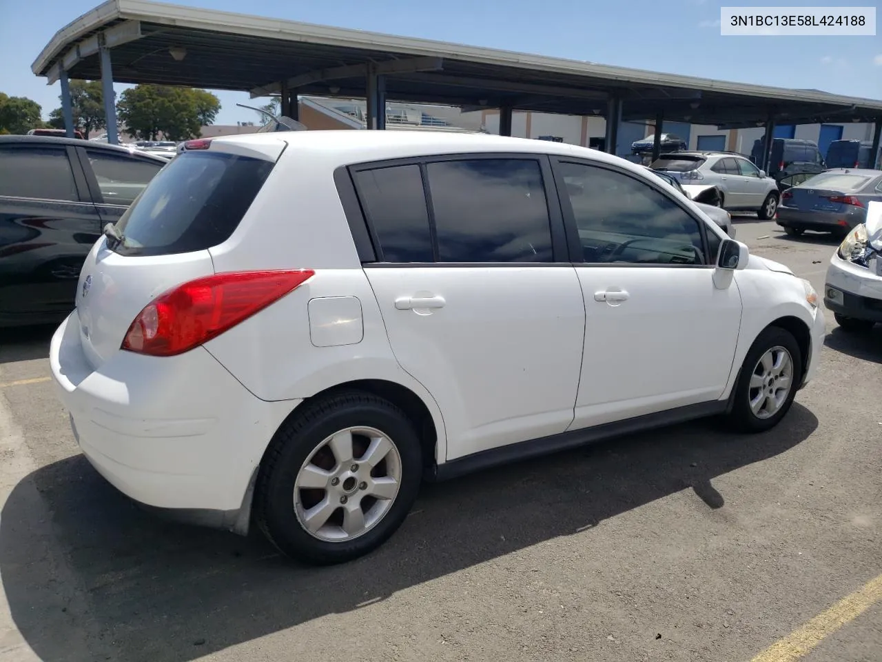 3N1BC13E58L424188 2008 Nissan Versa S