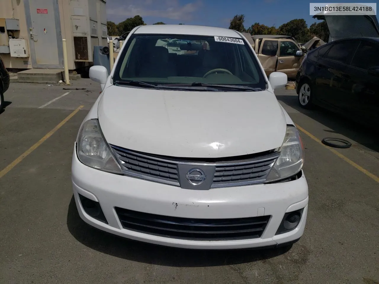 3N1BC13E58L424188 2008 Nissan Versa S