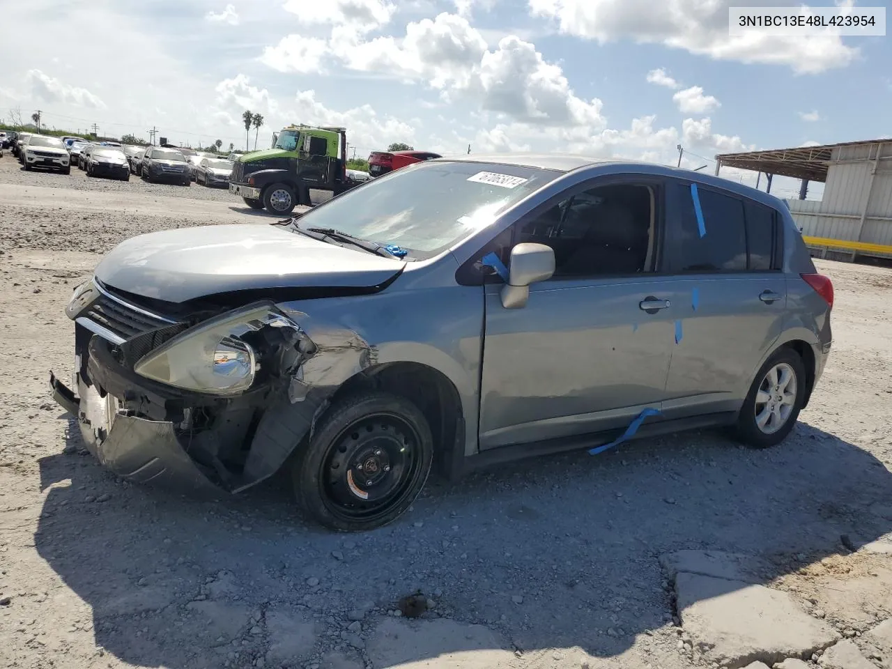 2008 Nissan Versa S VIN: 3N1BC13E48L423954 Lot: 67065814