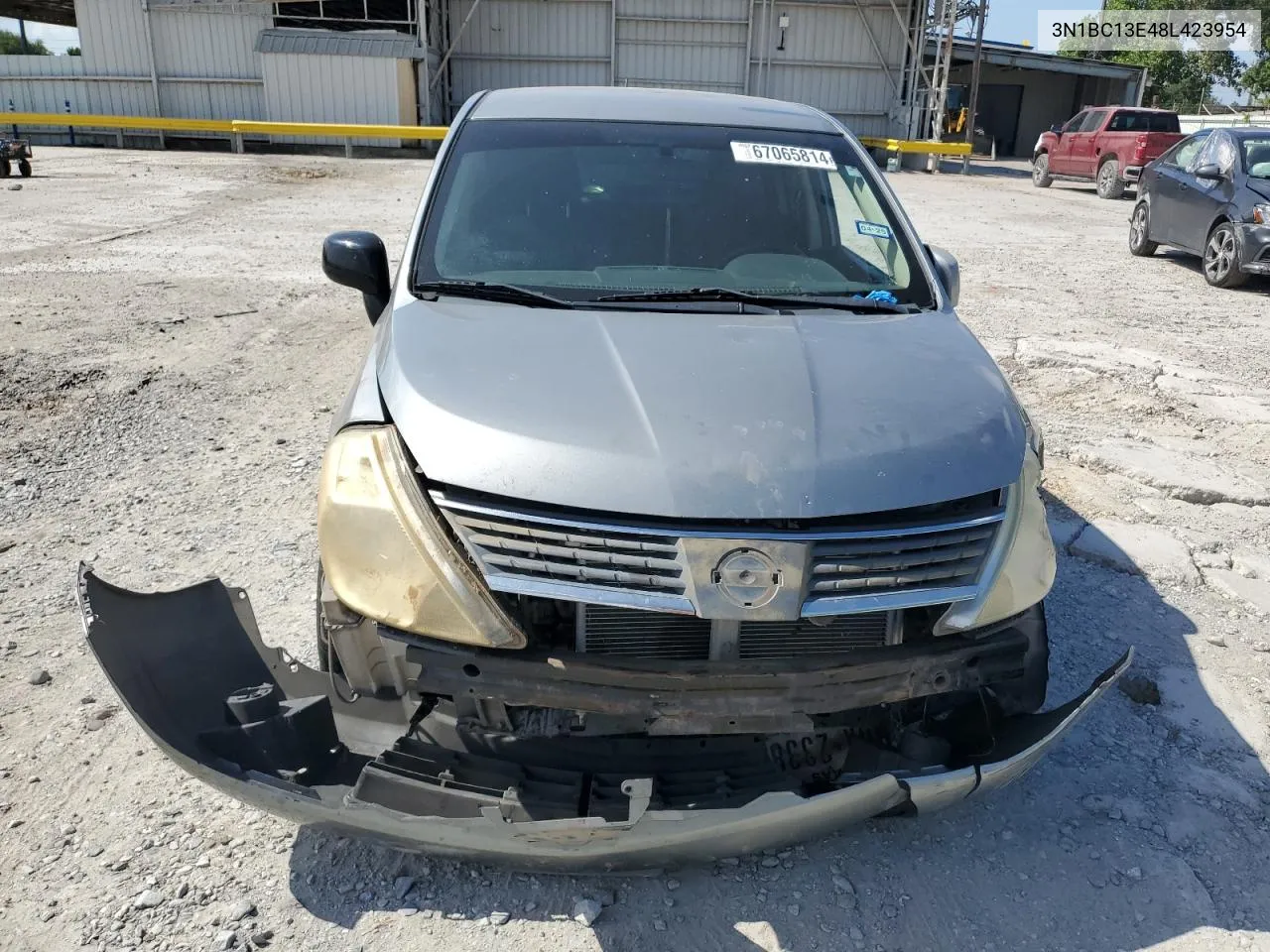 2008 Nissan Versa S VIN: 3N1BC13E48L423954 Lot: 67065814