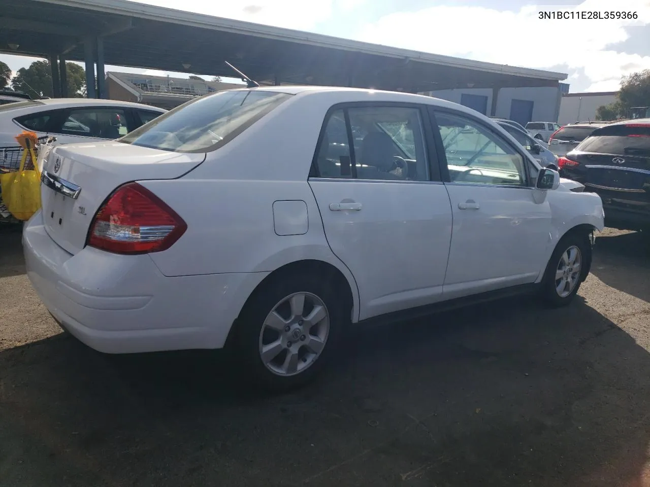 2008 Nissan Versa S VIN: 3N1BC11E28L359366 Lot: 71137264