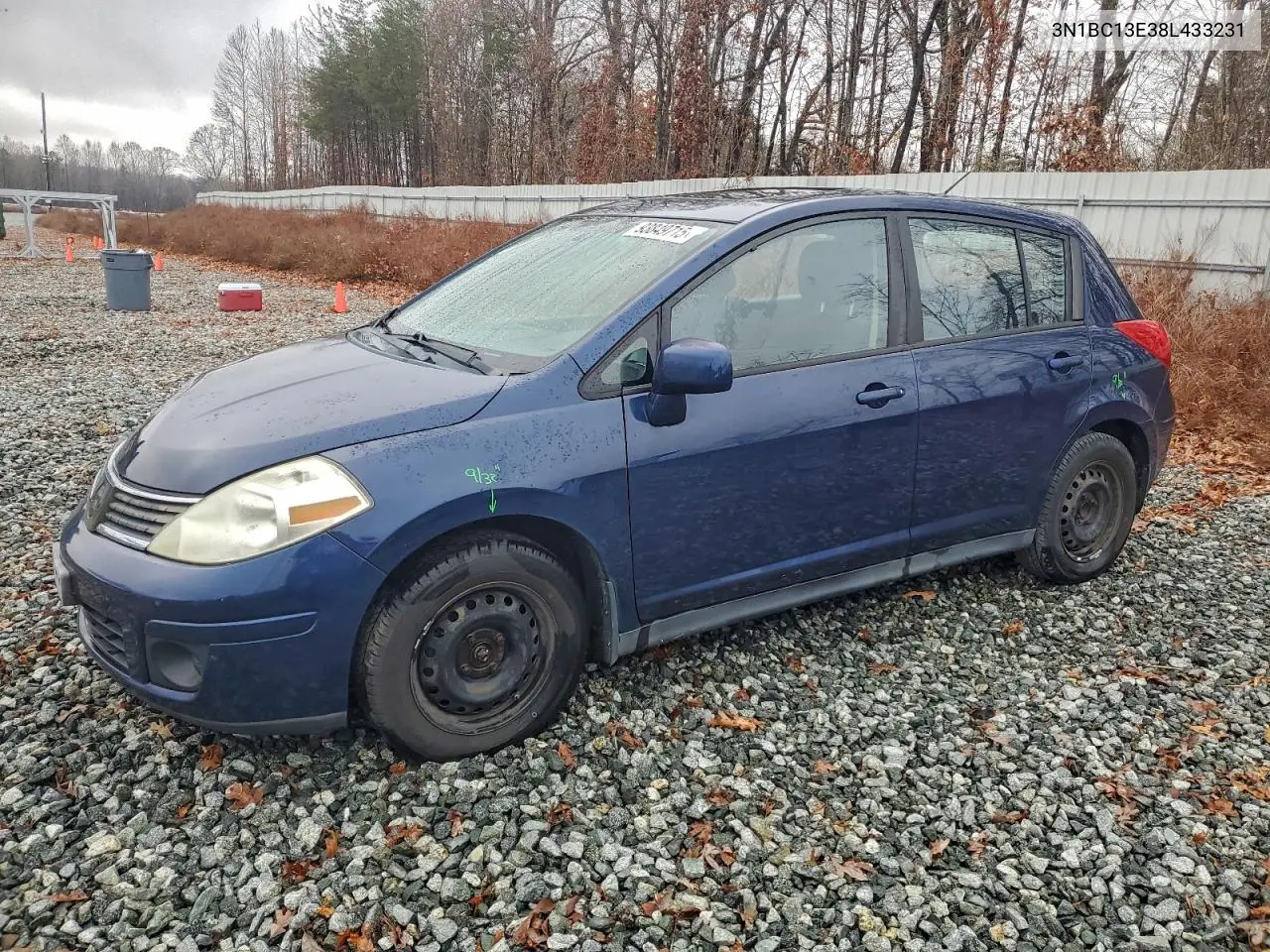 3N1BC13E38L433231 2008 Nissan Versa S