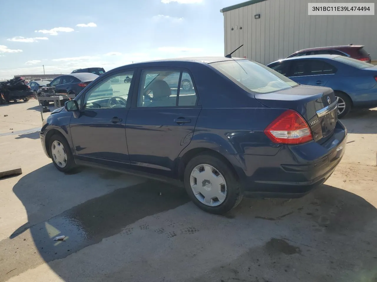 2009 Nissan Versa S VIN: 3N1BC11E39L474494 Lot: 71267304