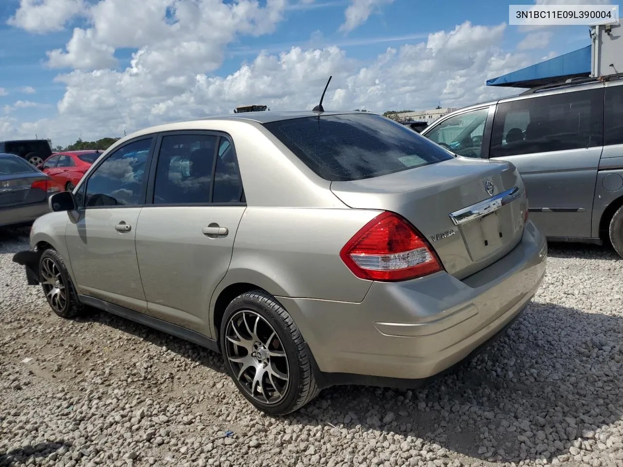 2009 Nissan Versa S VIN: 3N1BC11E09L390004 Lot: 72068964