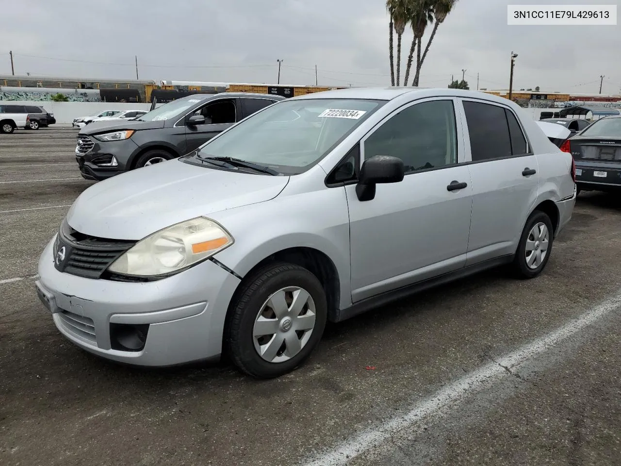 2009 Nissan Versa S VIN: 3N1CC11E79L429613 Lot: 72220034