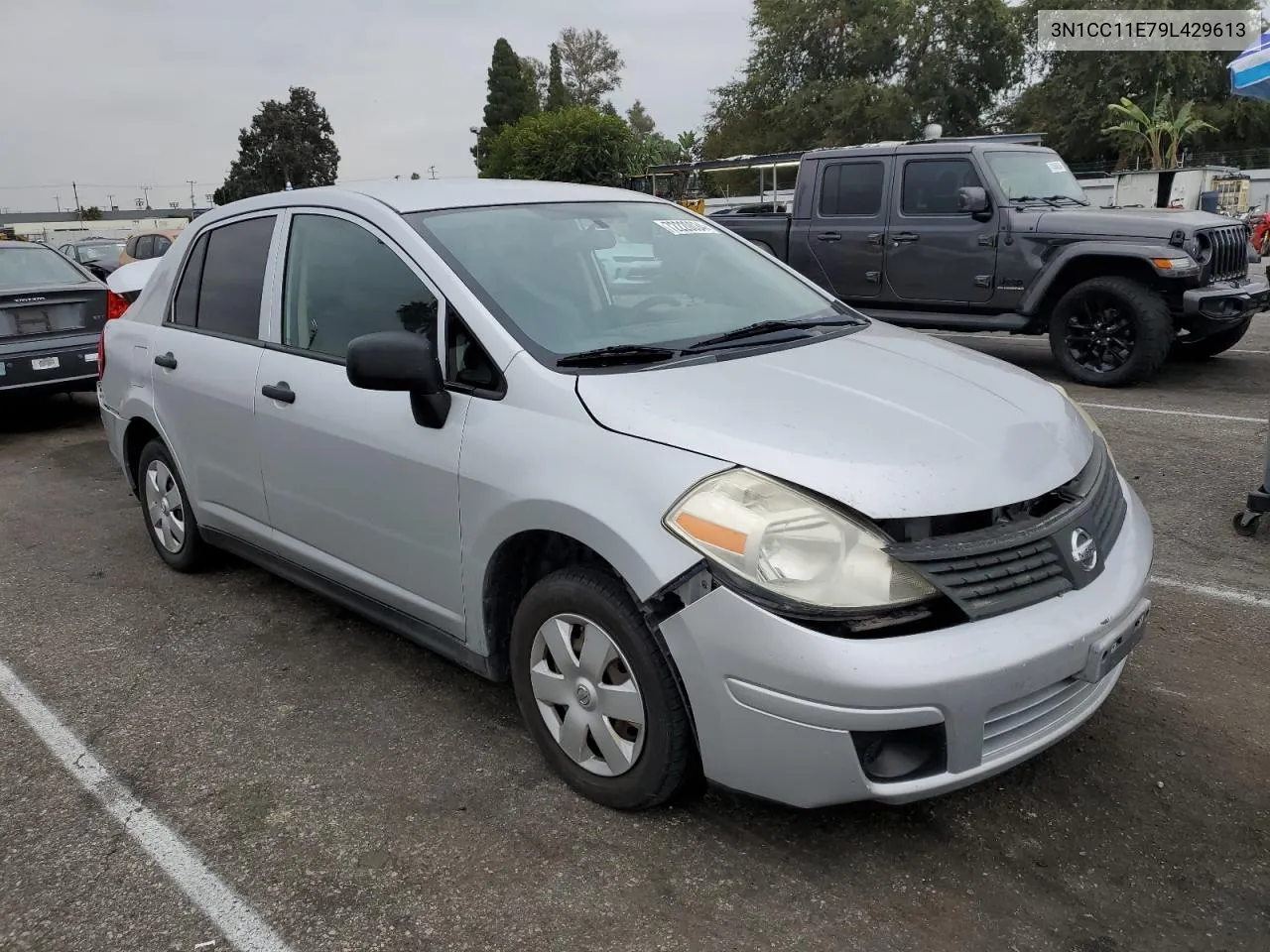 2009 Nissan Versa S VIN: 3N1CC11E79L429613 Lot: 72220034