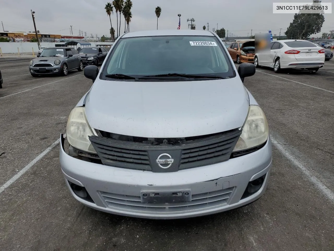 2009 Nissan Versa S VIN: 3N1CC11E79L429613 Lot: 72220034