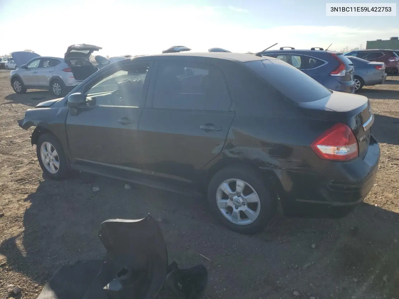 3N1BC11E59L422753 2009 Nissan Versa S