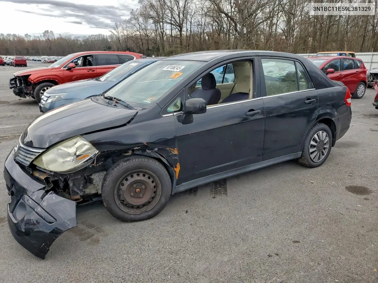 3N1BC11E59L381329 2009 Nissan Versa S