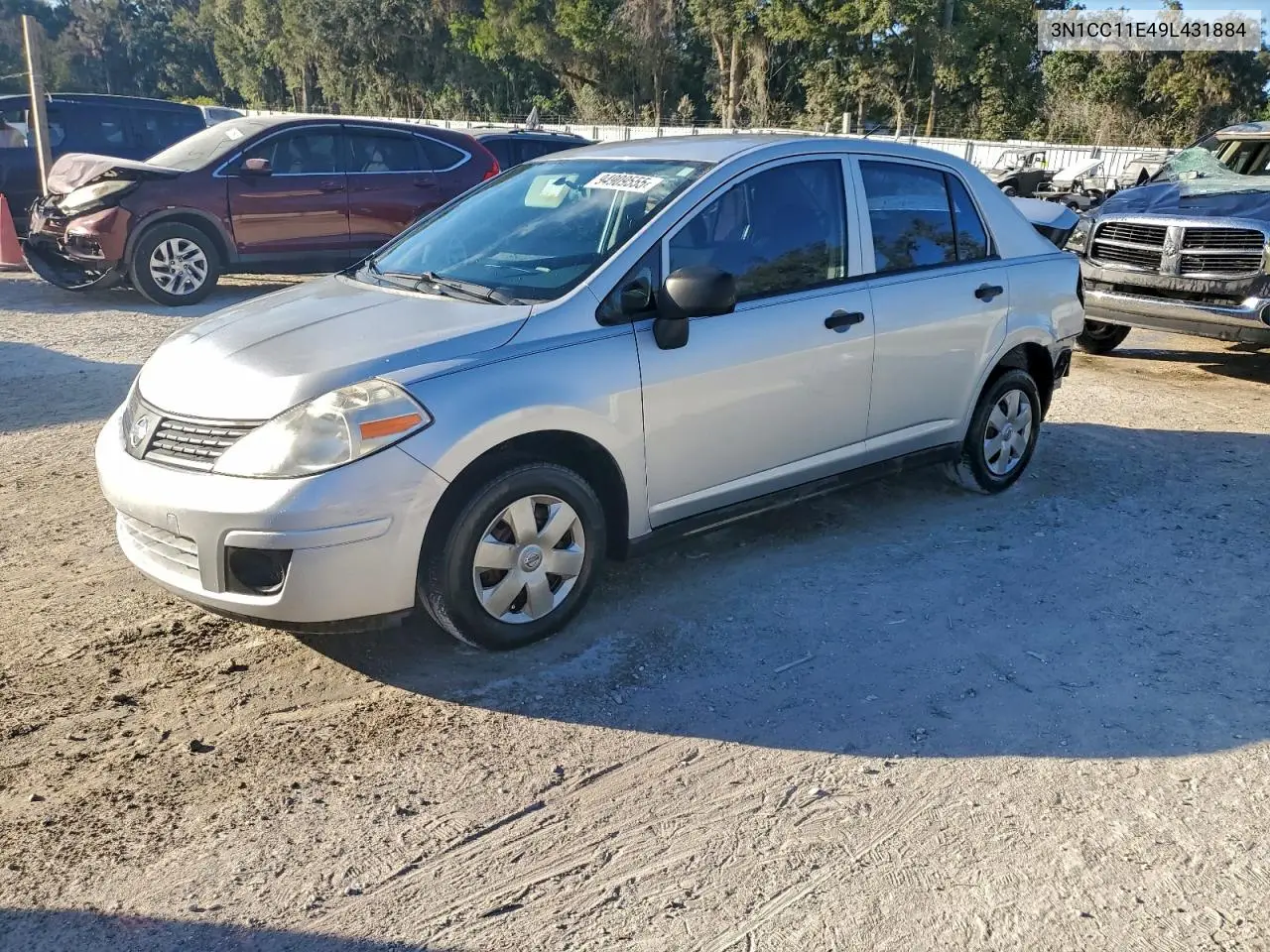 3N1CC11E49L431884 2009 Nissan Versa S