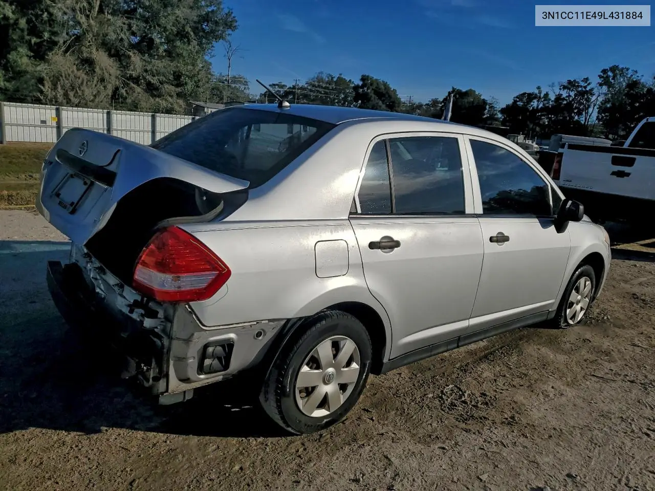 3N1CC11E49L431884 2009 Nissan Versa S