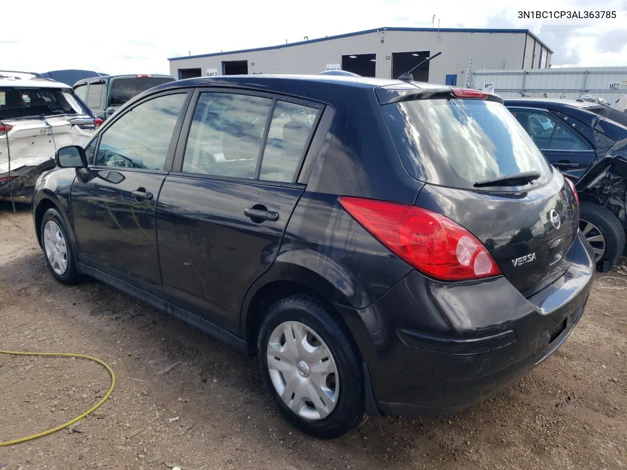 2010 Nissan Versa S VIN: 3N1BC1CP3AL363785 Lot: 61687634