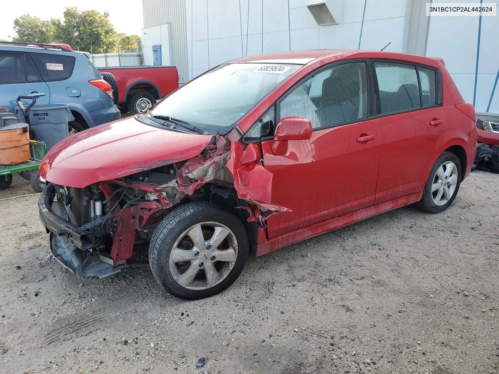 2010 Nissan Versa S VIN: 3N1BC1CP2AL442624 Lot: 63829534