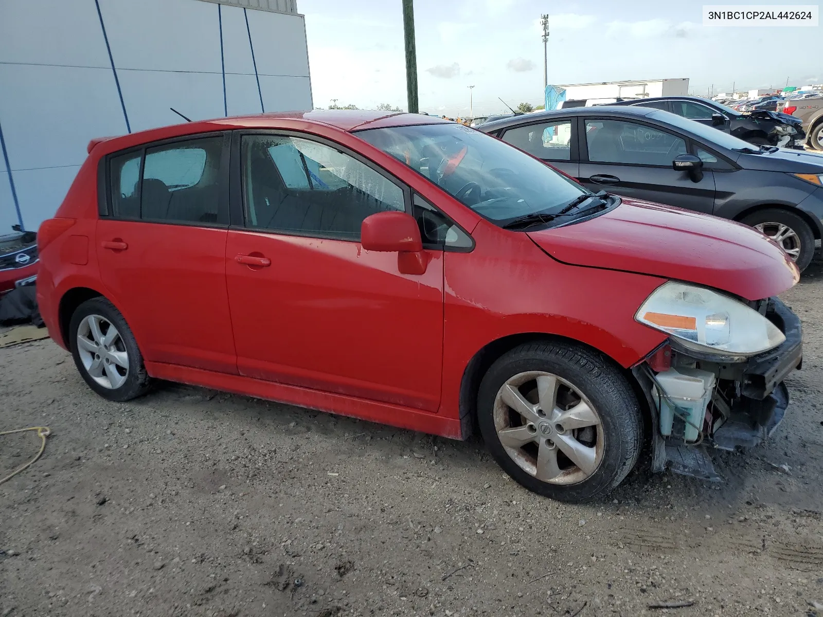 2010 Nissan Versa S VIN: 3N1BC1CP2AL442624 Lot: 63829534