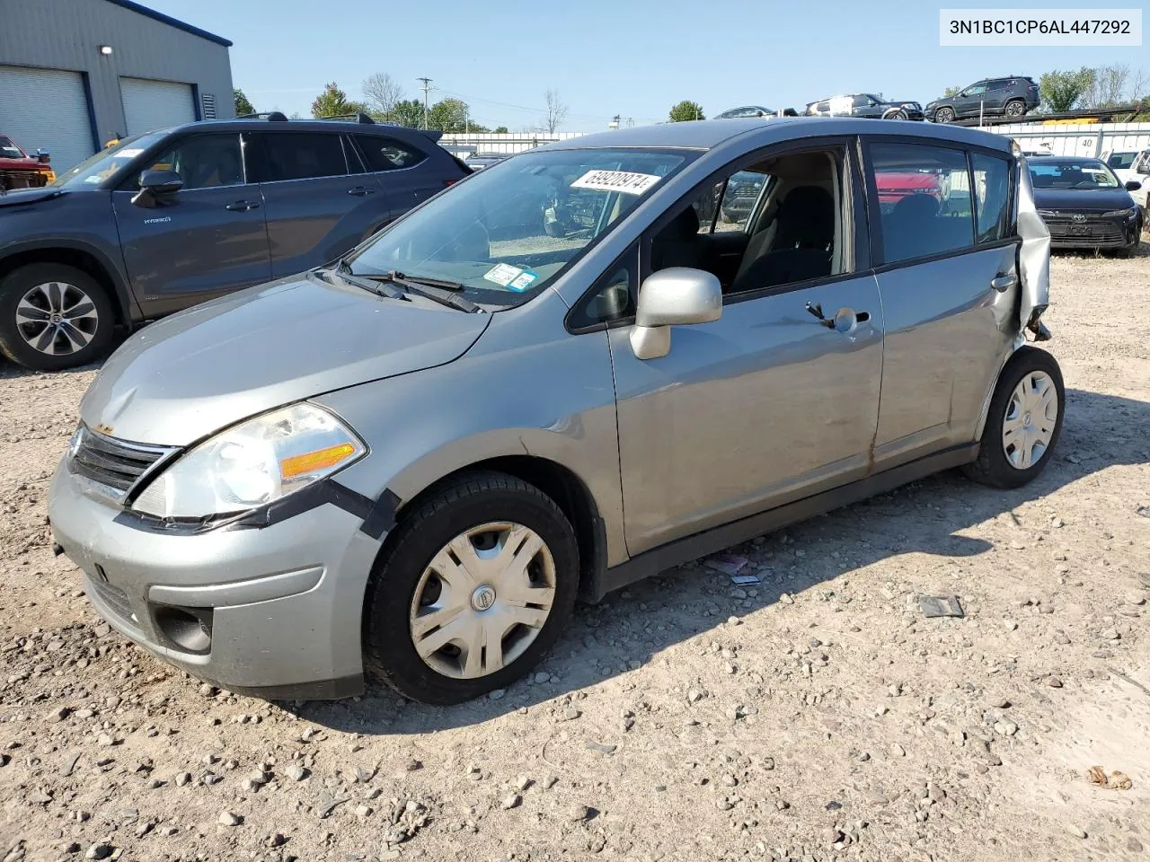 2010 Nissan Versa S VIN: 3N1BC1CP6AL447292 Lot: 69920974