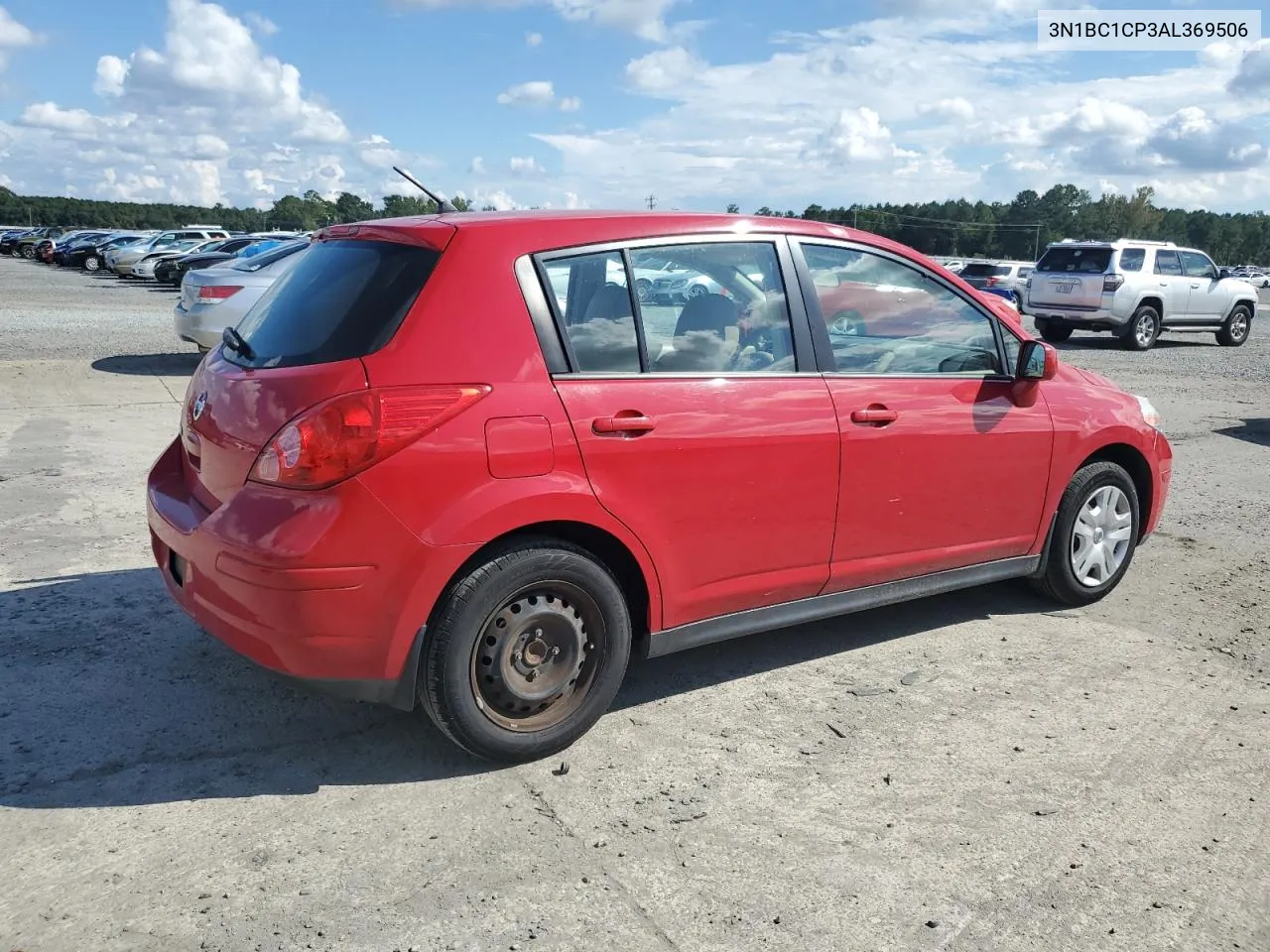 2010 Nissan Versa S VIN: 3N1BC1CP3AL369506 Lot: 72262034