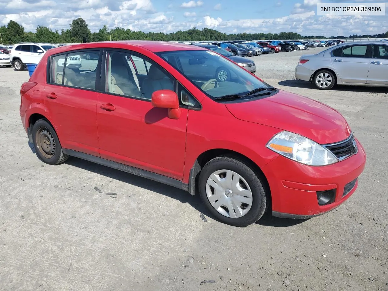 2010 Nissan Versa S VIN: 3N1BC1CP3AL369506 Lot: 72262034