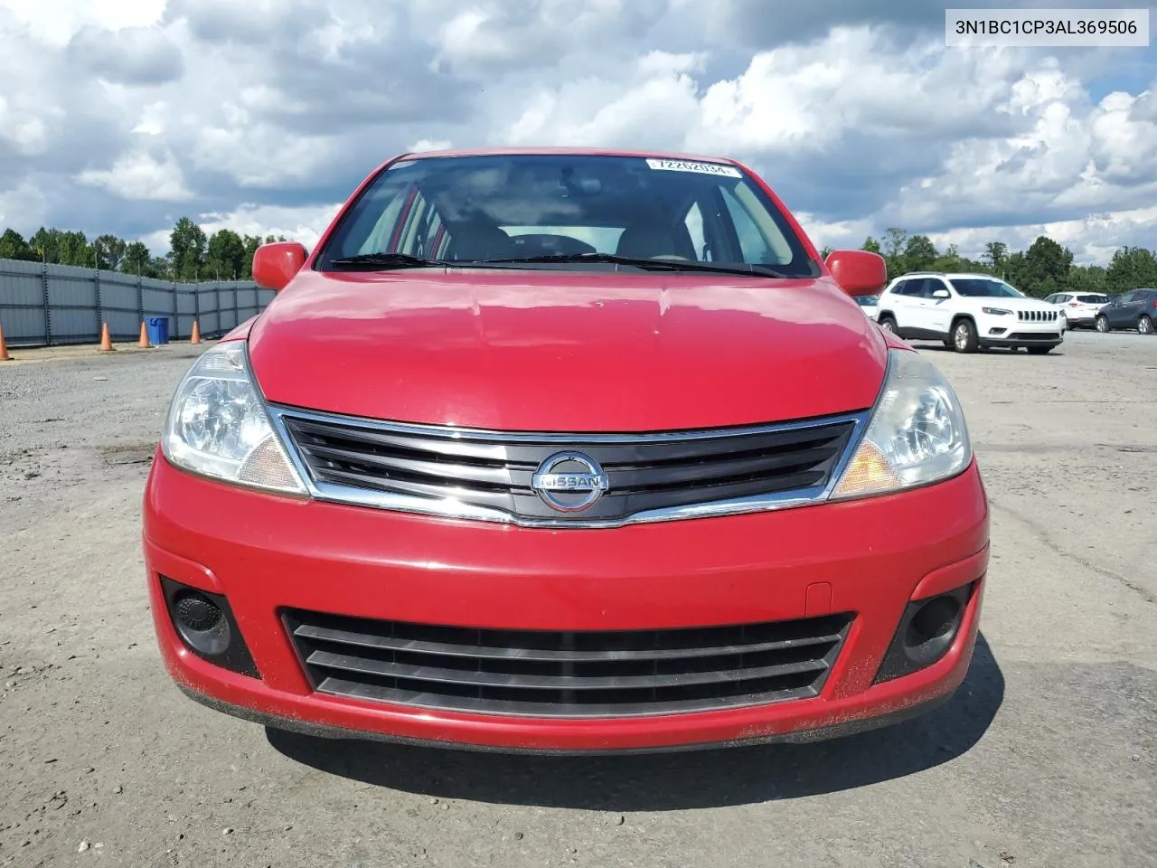 2010 Nissan Versa S VIN: 3N1BC1CP3AL369506 Lot: 72262034