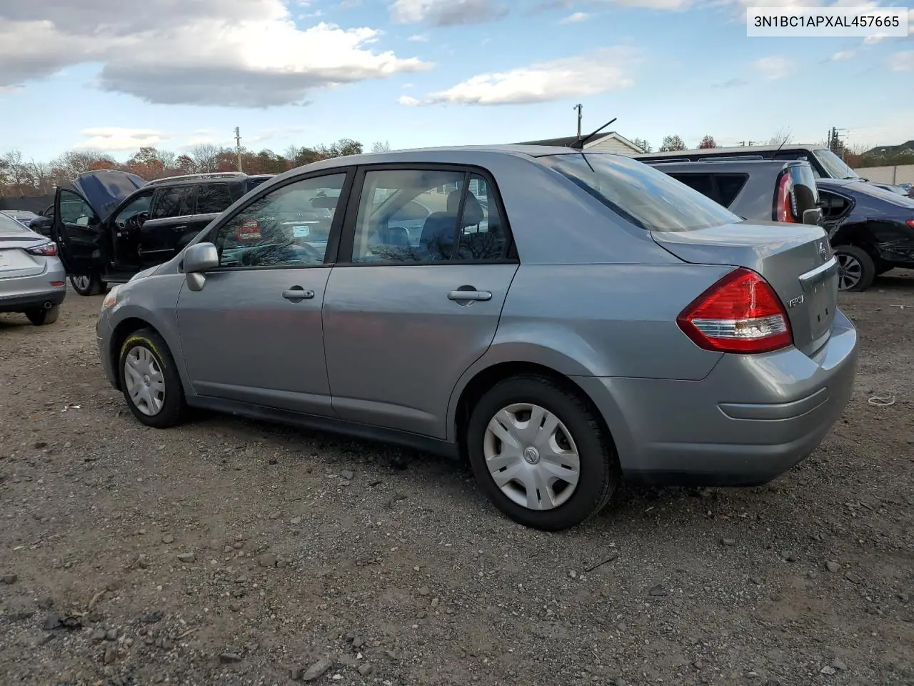3N1BC1APXAL457665 2010 Nissan Versa S