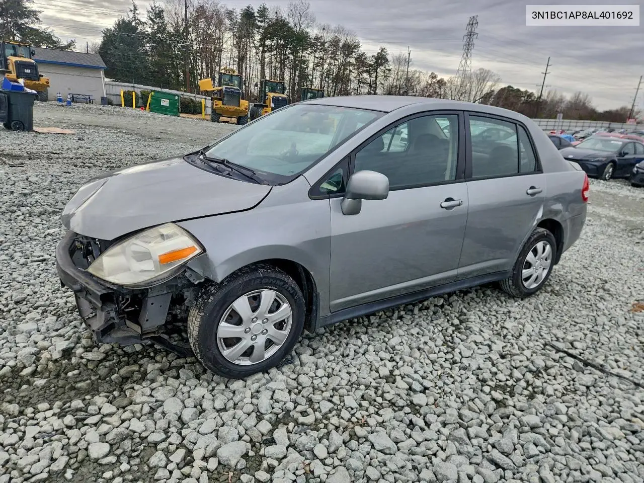 3N1BC1AP8AL401692 2010 Nissan Versa S