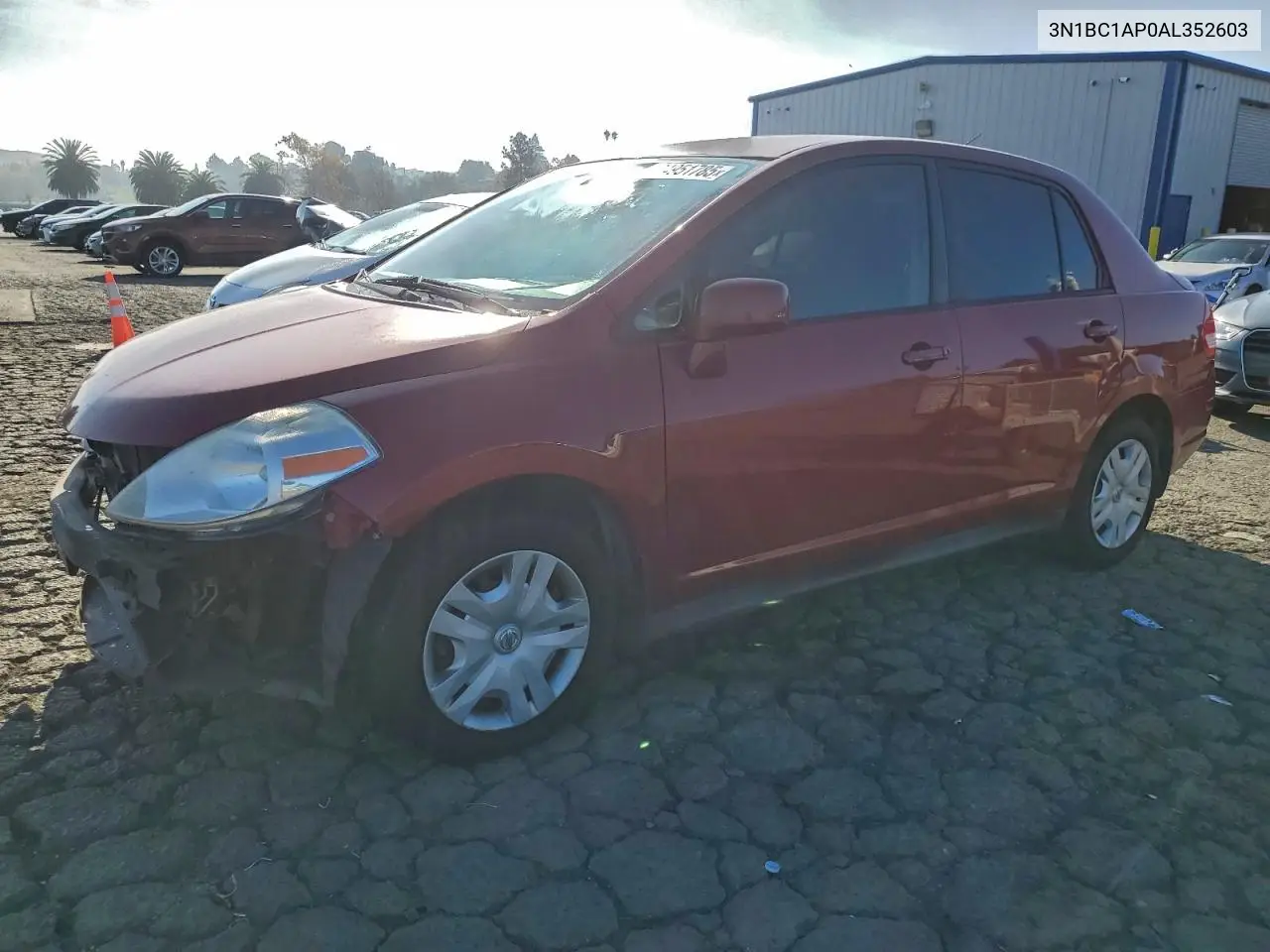 3N1BC1AP0AL352603 2010 Nissan Versa S