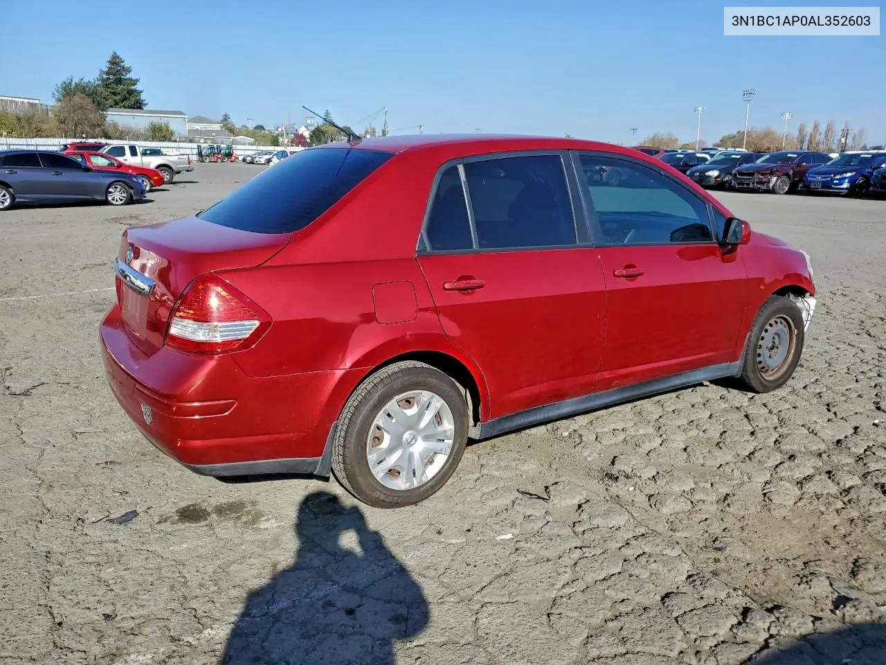 3N1BC1AP0AL352603 2010 Nissan Versa S