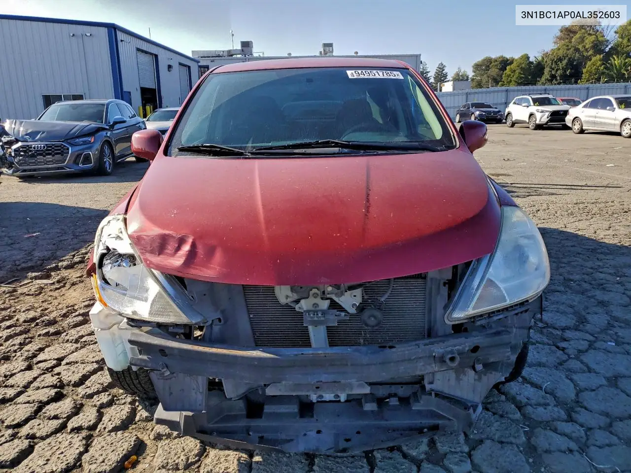 3N1BC1AP0AL352603 2010 Nissan Versa S